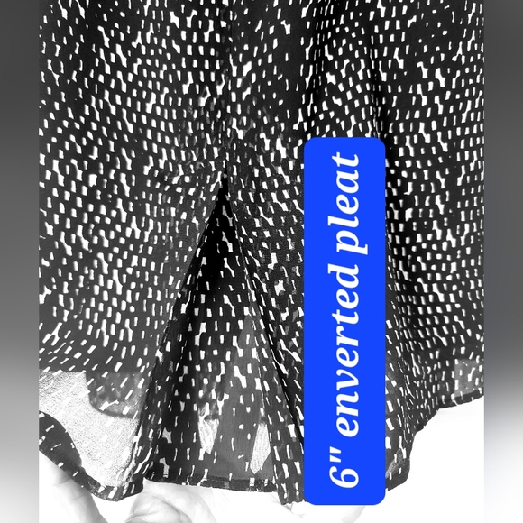 Ann Taylor 100% Silk Chiffon Black Ruffle Midi Dress, size 6 - Picture 5 of 9